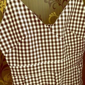 Black and White Plaid Jumper